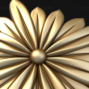 3D модель Квадратный цветок-2 (STL)